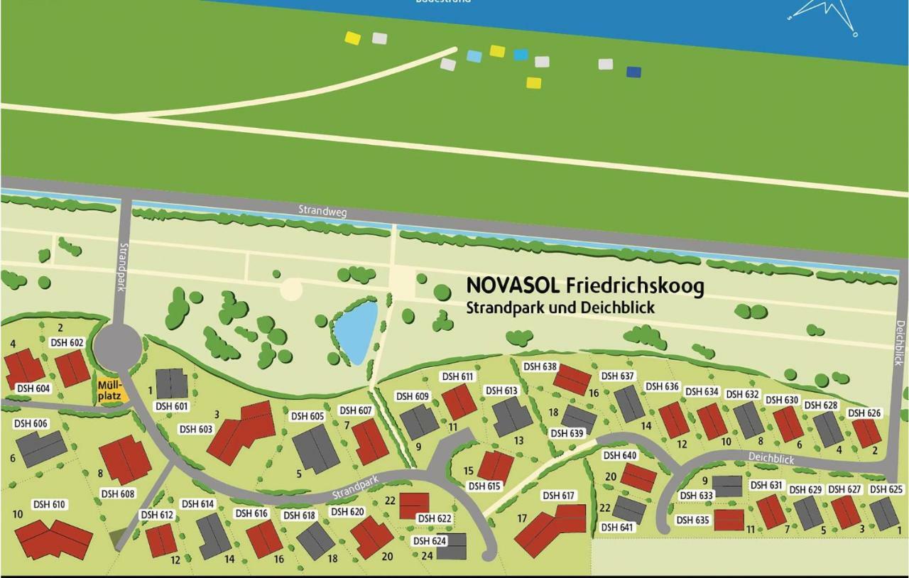 Friedrichskoog-Deichblick 9 Villa Dış mekan fotoğraf